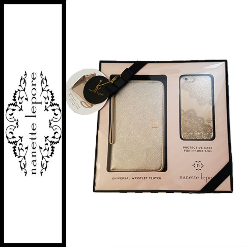 Nanette Lepore clutch and phone case gift set